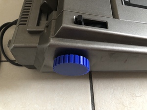 Zoom sur la roulette imprimée avec une imprimante 3D